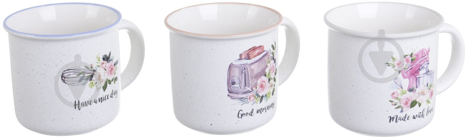 Чашка Fiora Kitchen Whisk 380 мл фарфор - фото 3