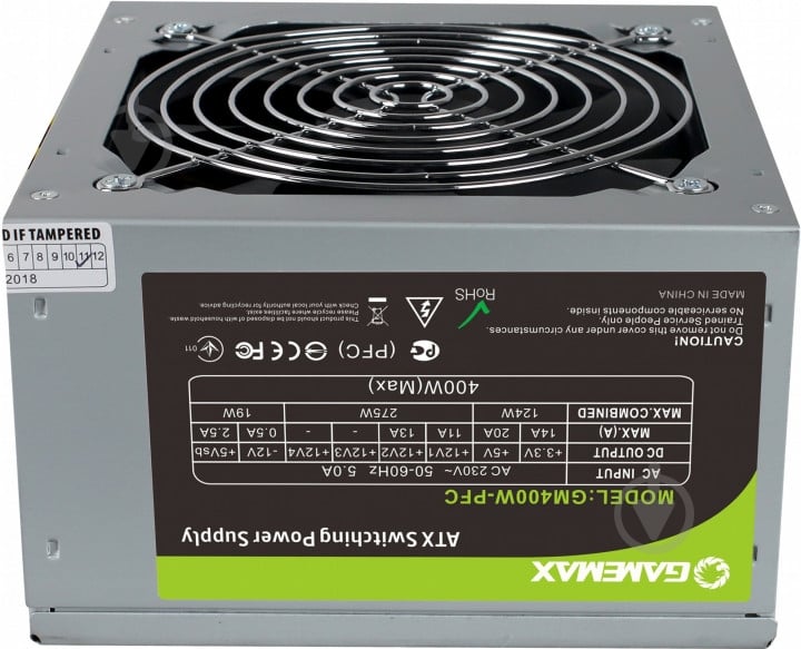 Блок питания GameMax GM-400W-PFC 400 Вт - фото 3 Блок питания GameMax GM-400W-PFC 400 Вт - фото 3