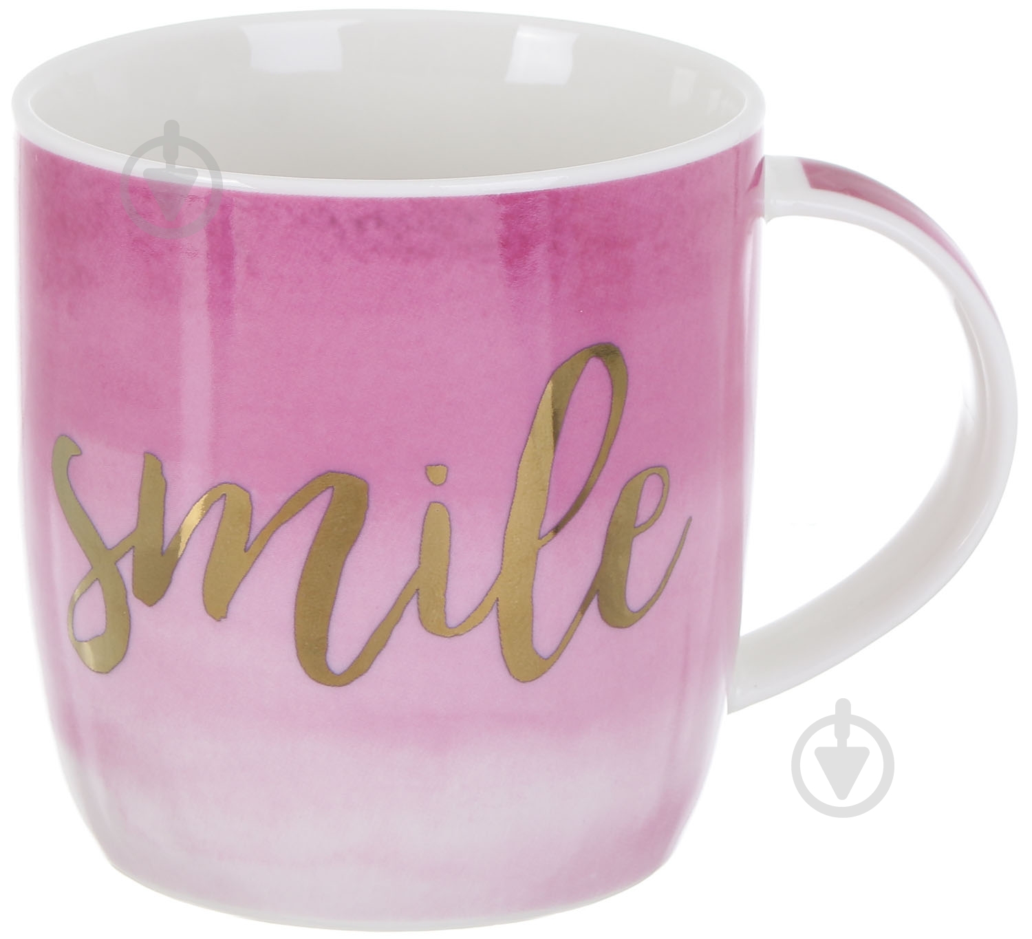 Чашка Fiora Watercolor Smile 360 мл фарфор - фото 1