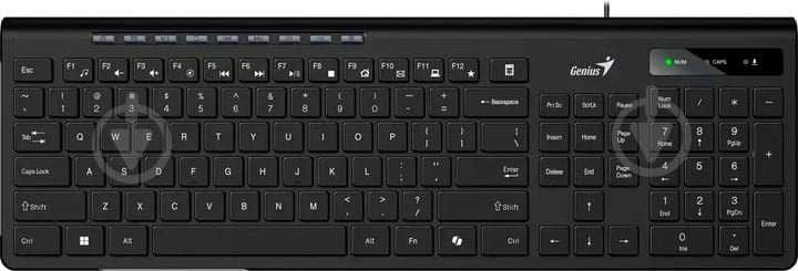 Клавиатура Genius SlimStar 230I (31310048406) black - фото 1