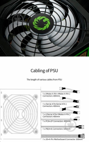 Блок питания GameMax GP-550 550 Вт - фото 12