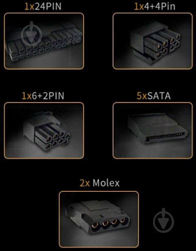 Блок питания GameMax GP-550 550 Вт - фото 11