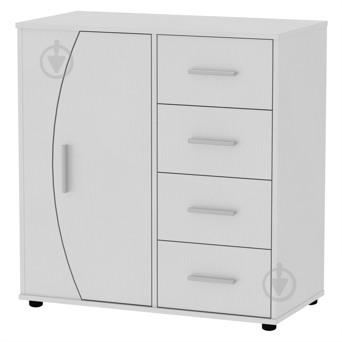 Комод Компаніт 4-1-1 німфея альба/німфея альба - фото 1 Комод Компаніт 4-1-1 німфея альба/німфея альба - фото 1