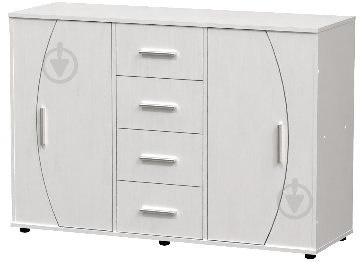 Комод Компанит 4-2-2 нимфея альба/нимфея альба - фото 1