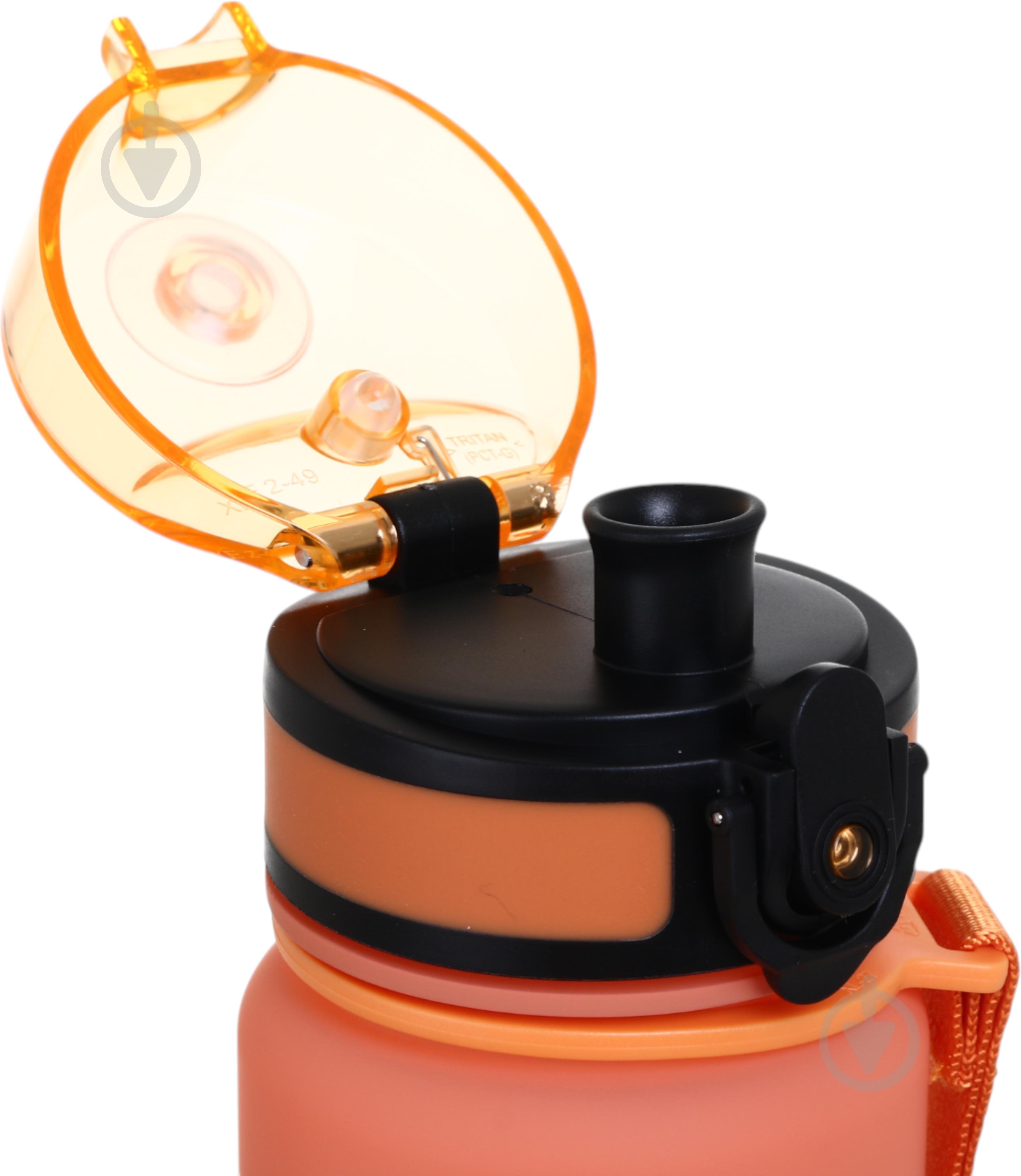 Бутылка для воды Flamberg Premium Fusion 500 мл оранжевый с розовым - фото 5