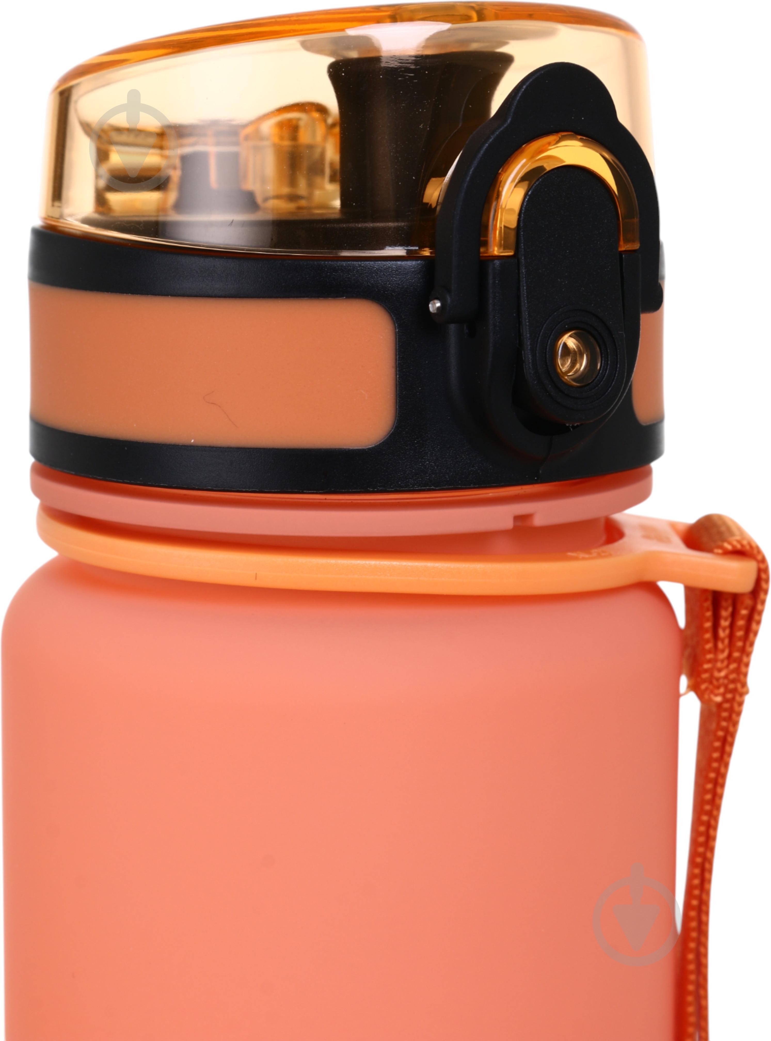 Бутылка для воды Flamberg Premium Fusion 500 мл оранжевый с розовым - фото 6