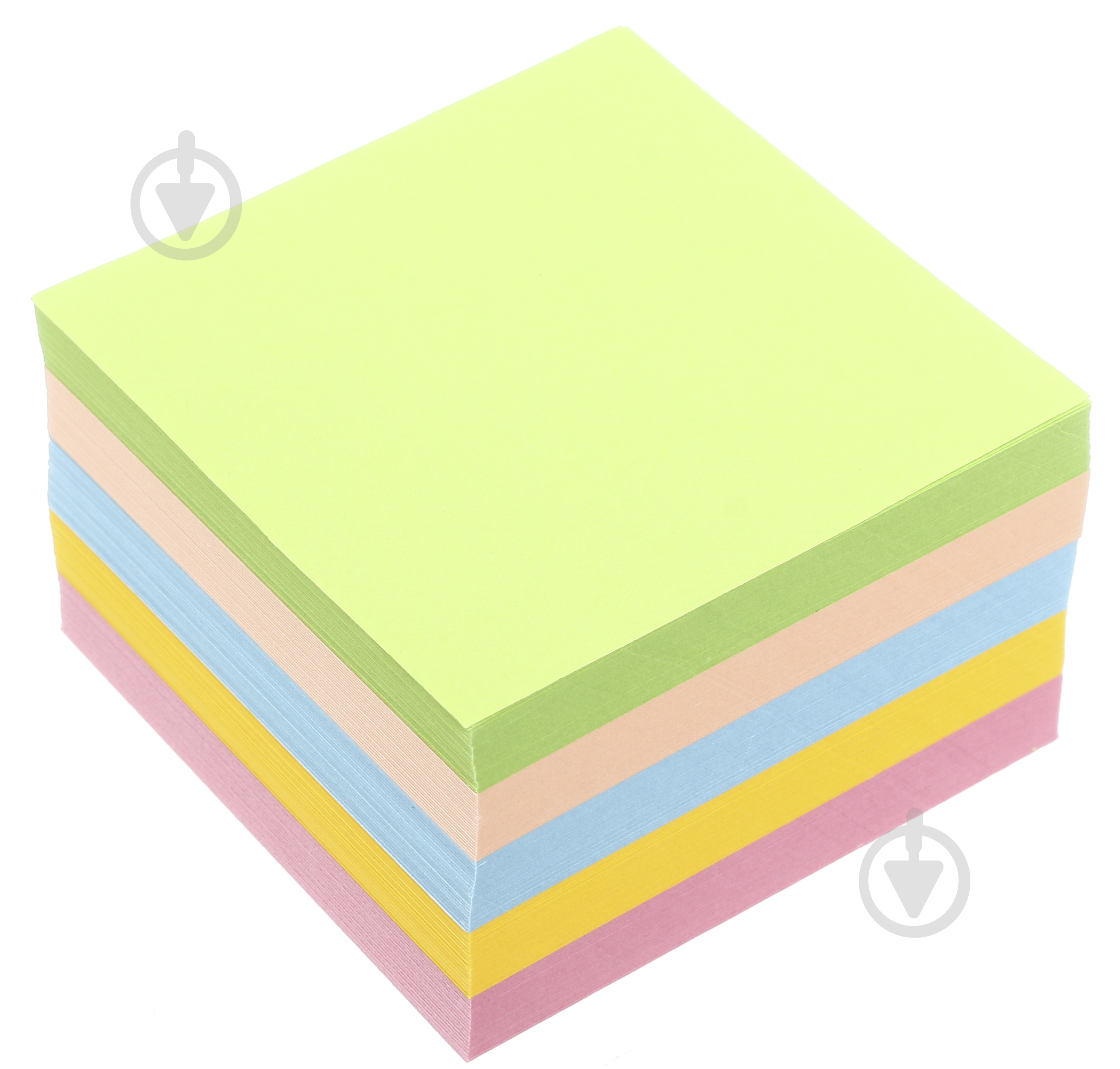 Блок для заметок 85x85x50 мм микс цветов Nota Bene - фото 2