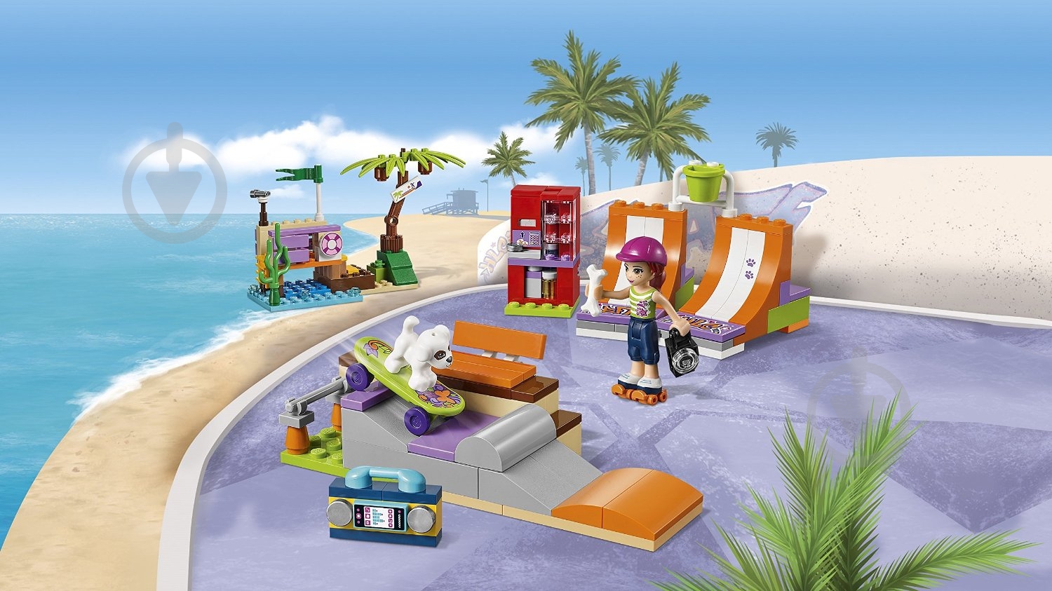 Конструктор LEGO Friends Скейт-парк у Хартлейку 41099 - фото 5