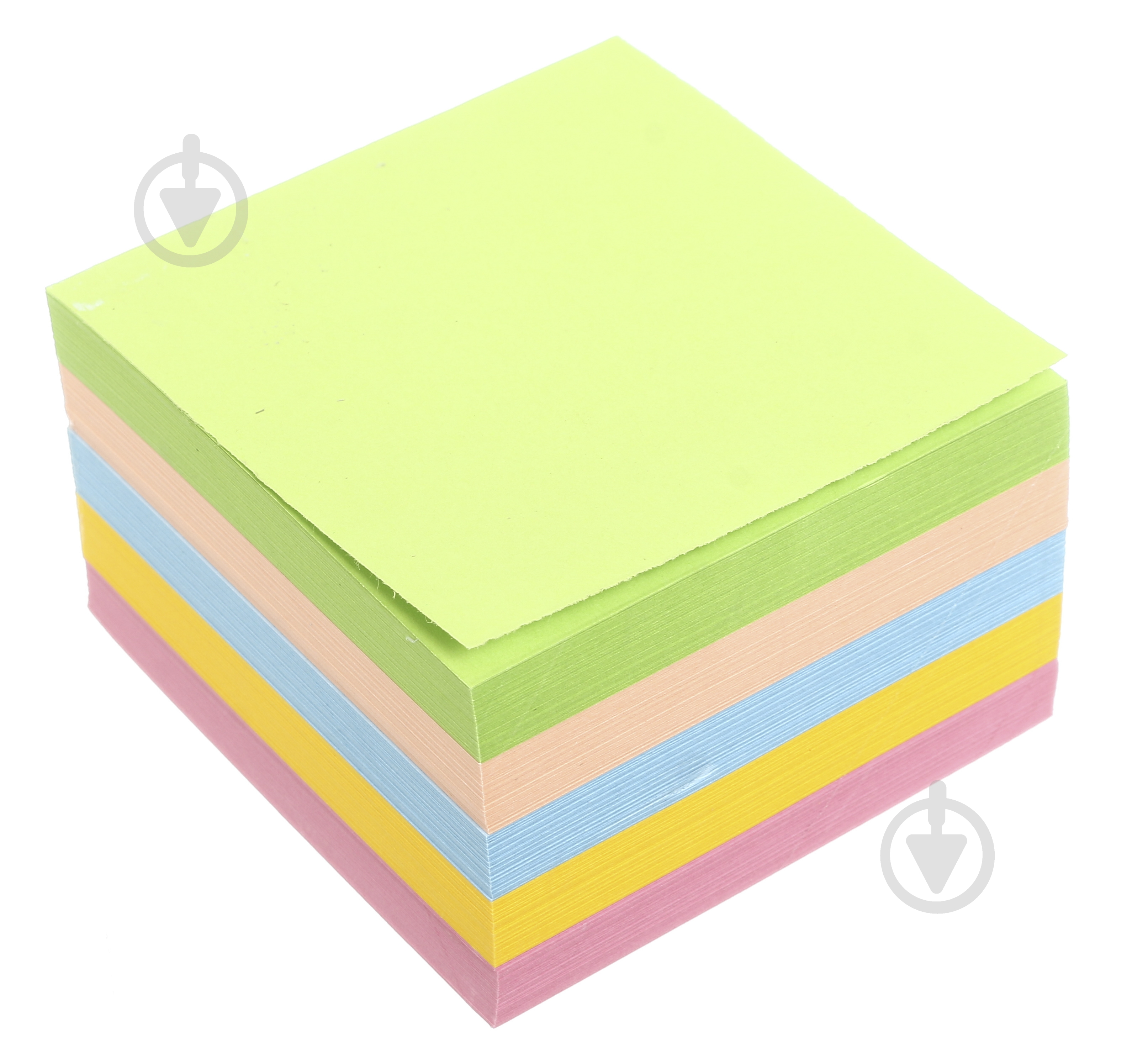 Бумага для заметок 85x85x50 мм склеенный микс цветов Nota Bene - фото 2