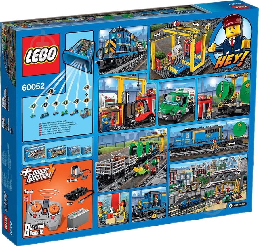 ᐉ Конструктор LEGO City Trains Грузовой поезд 60052 • Купить в