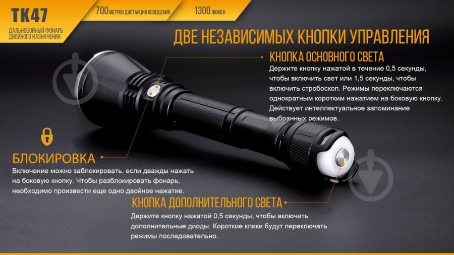 Фонарь Fenix TK47 - фото 7