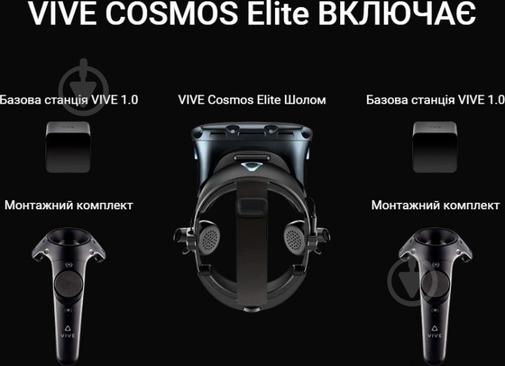 Система виртуальной реальности HTC Vive Cosmos Elite (99HART008-00) - фото 9