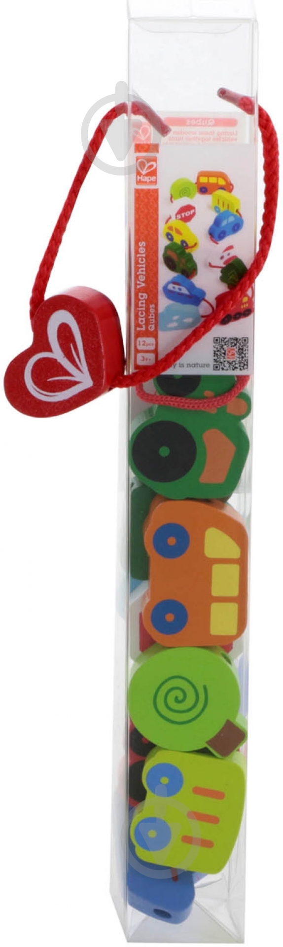 Шнуровка деревянная Hape Транспорт E0905 - фото 2