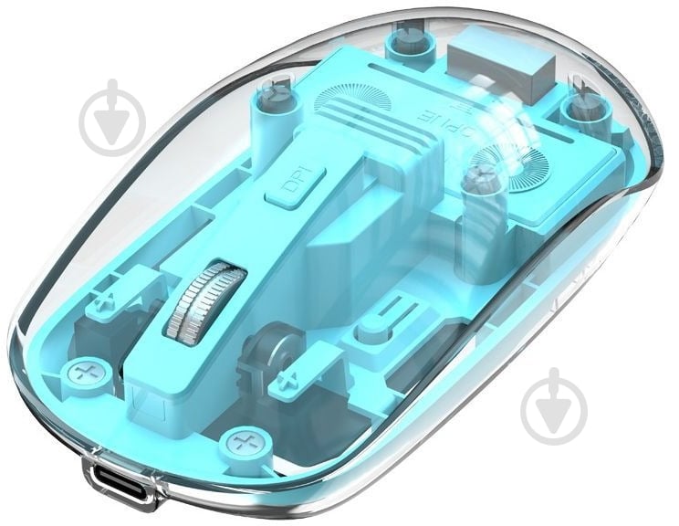 Мышка Xo M12 transparent blue (M12 Blue) - фото 2 Мышка Xo M12 transparent blue (M12 Blue) - фото 2