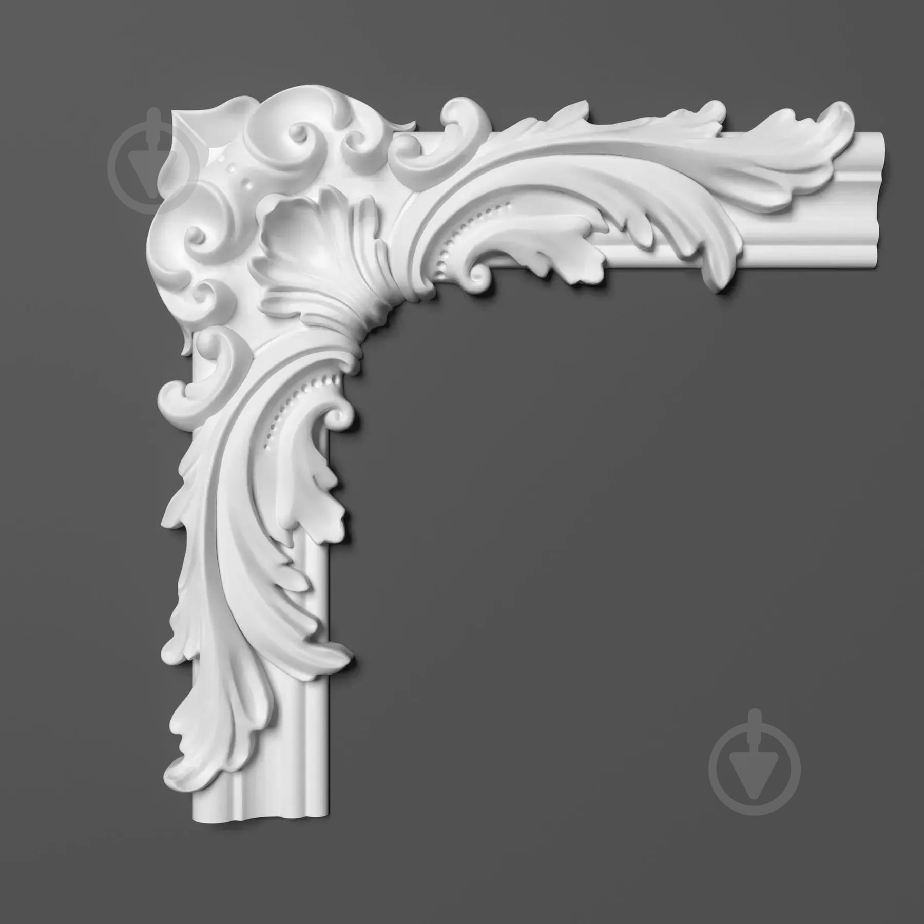 Угловой элемент ELITE DECOR HCR 524-2 280x30x280 мм - фото 1 Угловой элемент ELITE DECOR HCR 524-2 280x30x280 мм - фото 1