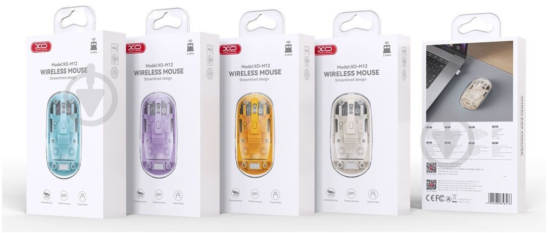 Мышка Xo M12 white (M12 White) - фото 3 Мышка Xo M12 white (M12 White) - фото 3