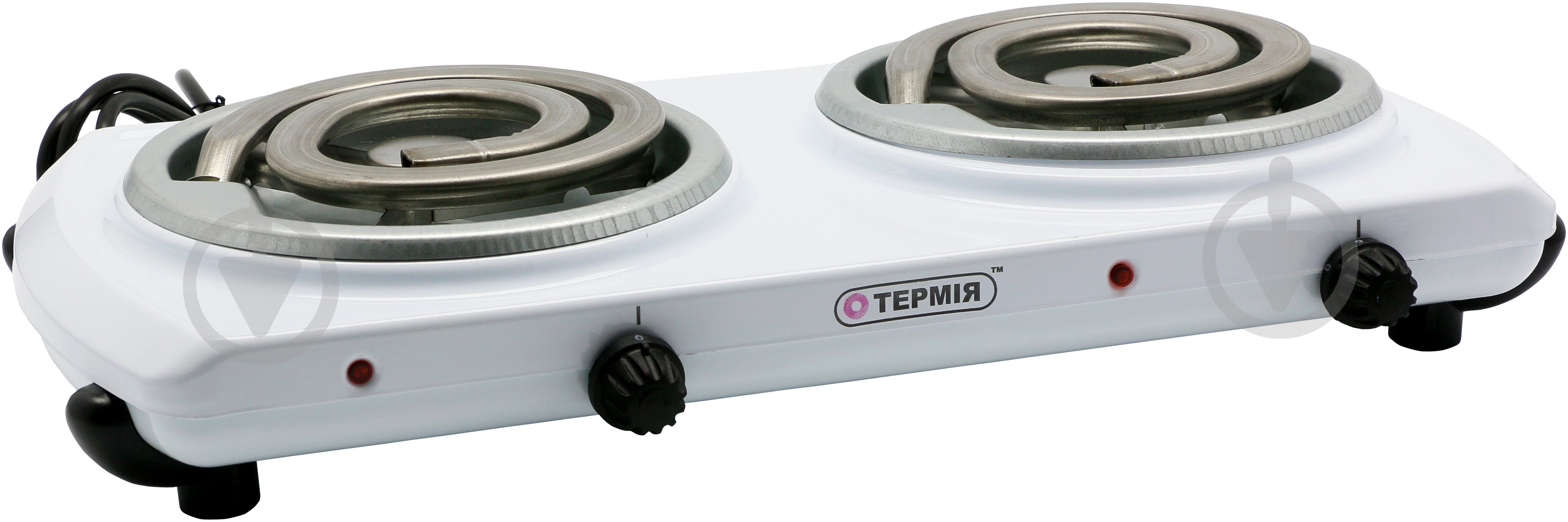 Плита електрична настільна Термія ЕПТ 2-2 (ш) біла - фото 2