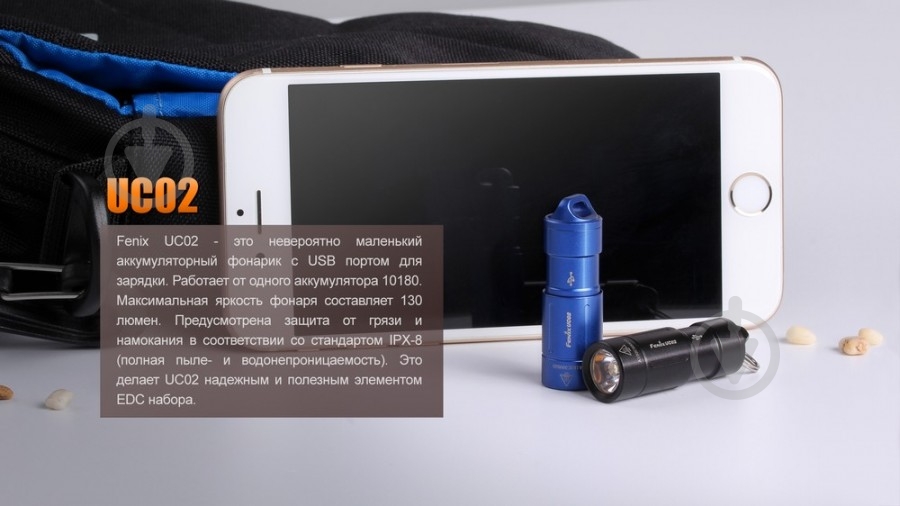 Фонарь Fenix UC02bl - фото 6