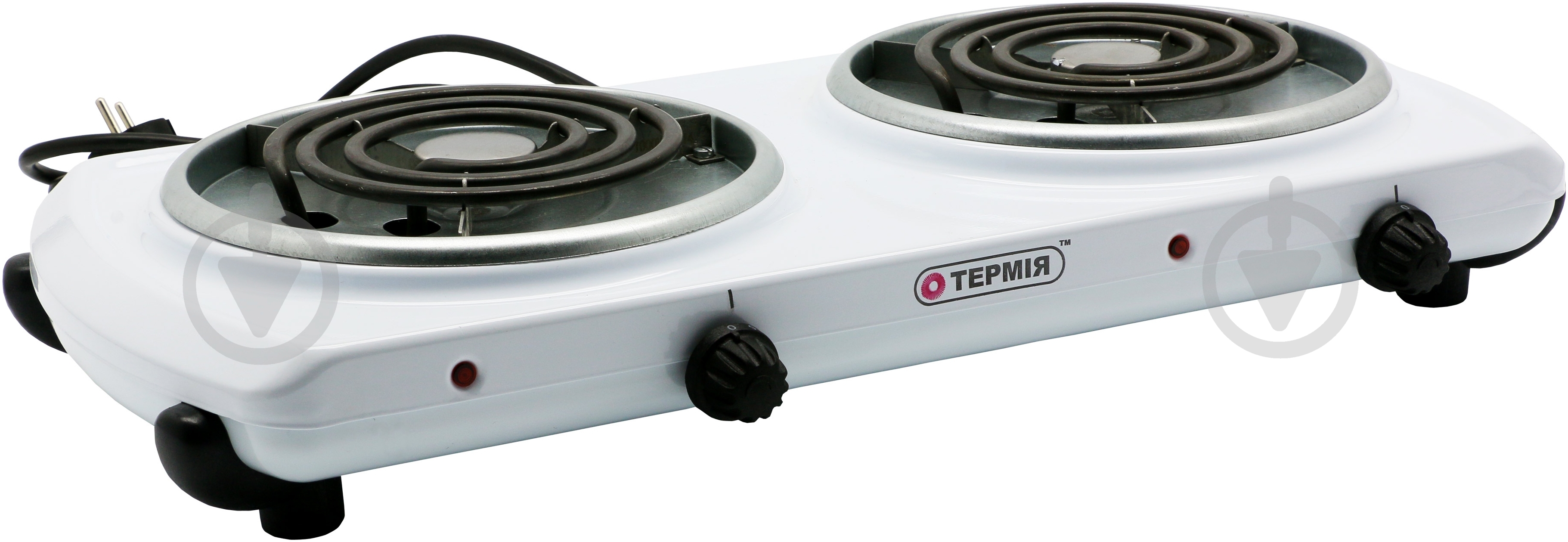 Плита электрическая настольная Термія ЕПТ 2-2 (с) белая - фото 2