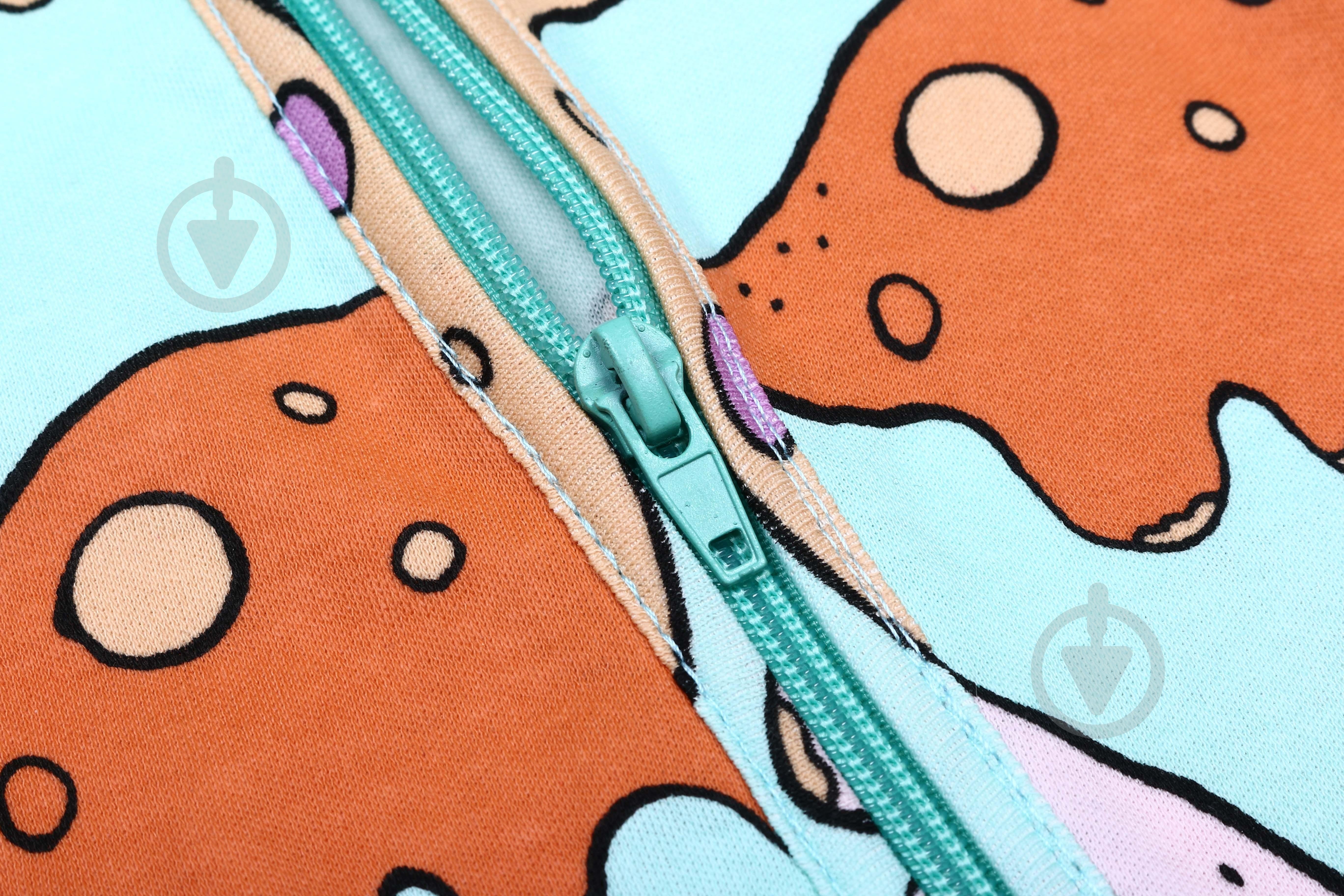 Комбинезон для девочки Bambinelli Дино р.80 бирюзовый 0300 - фото 3 Комбинезон для девочки Bambinelli Дино р.80 бирюзовый 0300 - фото 3