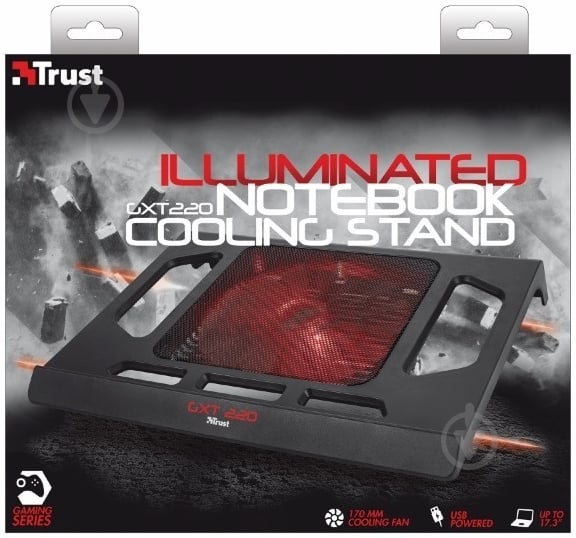 Подставка Trust GXT 220 Notebook Cooling Stand (6183969) - фото 5
