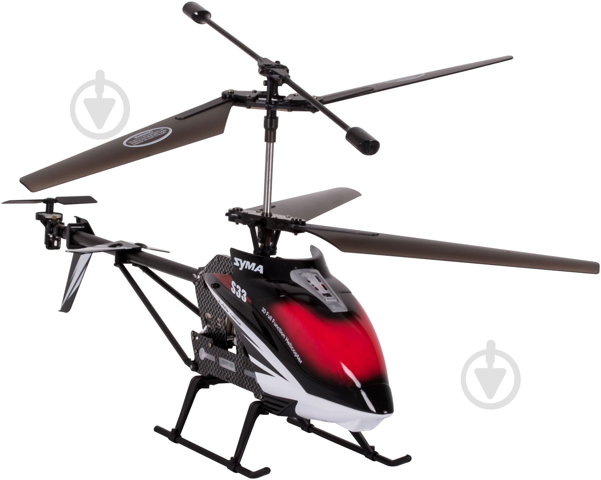 Гелікоптер на радіокеруванні Syma 78 cм Black S33 - фото 1