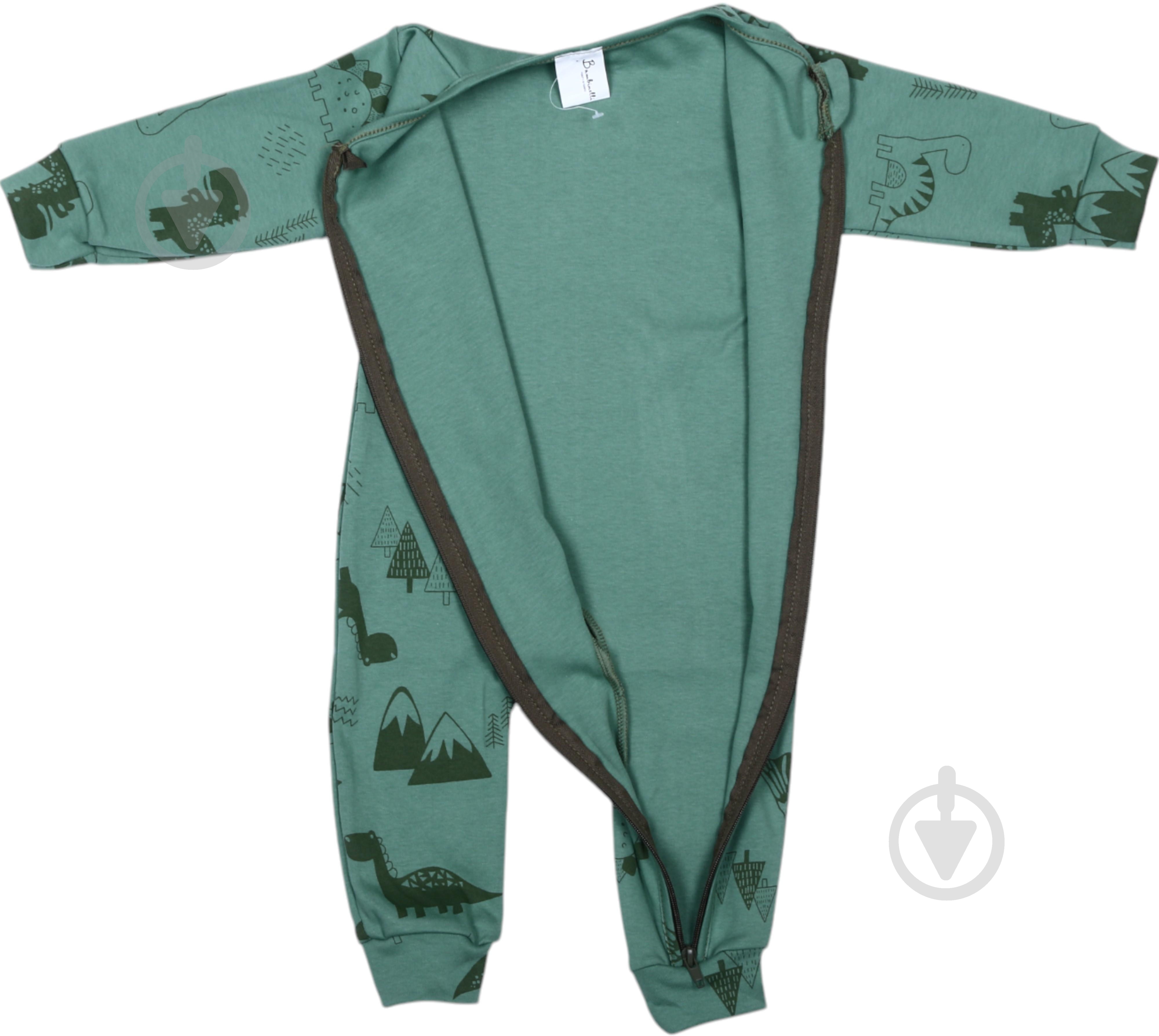 Комбинезон для мальчика Bambinelli Динозаври р.74 зеленый 0301 - фото 3 Комбинезон для мальчика Bambinelli Динозаври р.74 зеленый 0301 - фото 3