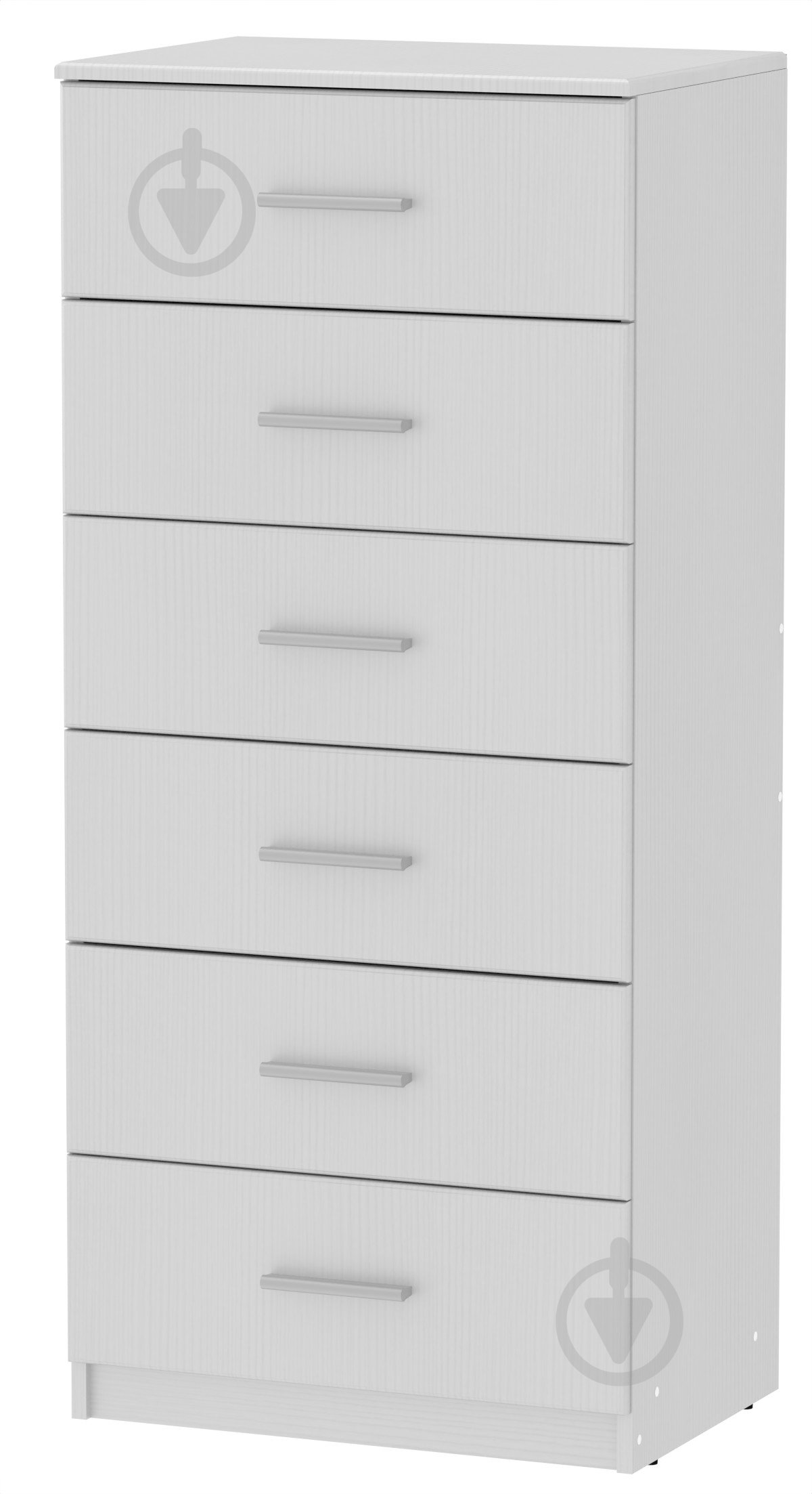 Комод Компанит 6 МДФ нимфея альба/нимфея альба - фото 1