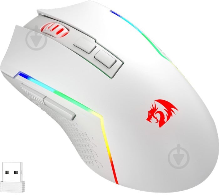 Мышь Redragon Trident white (71864) - фото 1 Мышь Redragon Trident white (71864) - фото 1