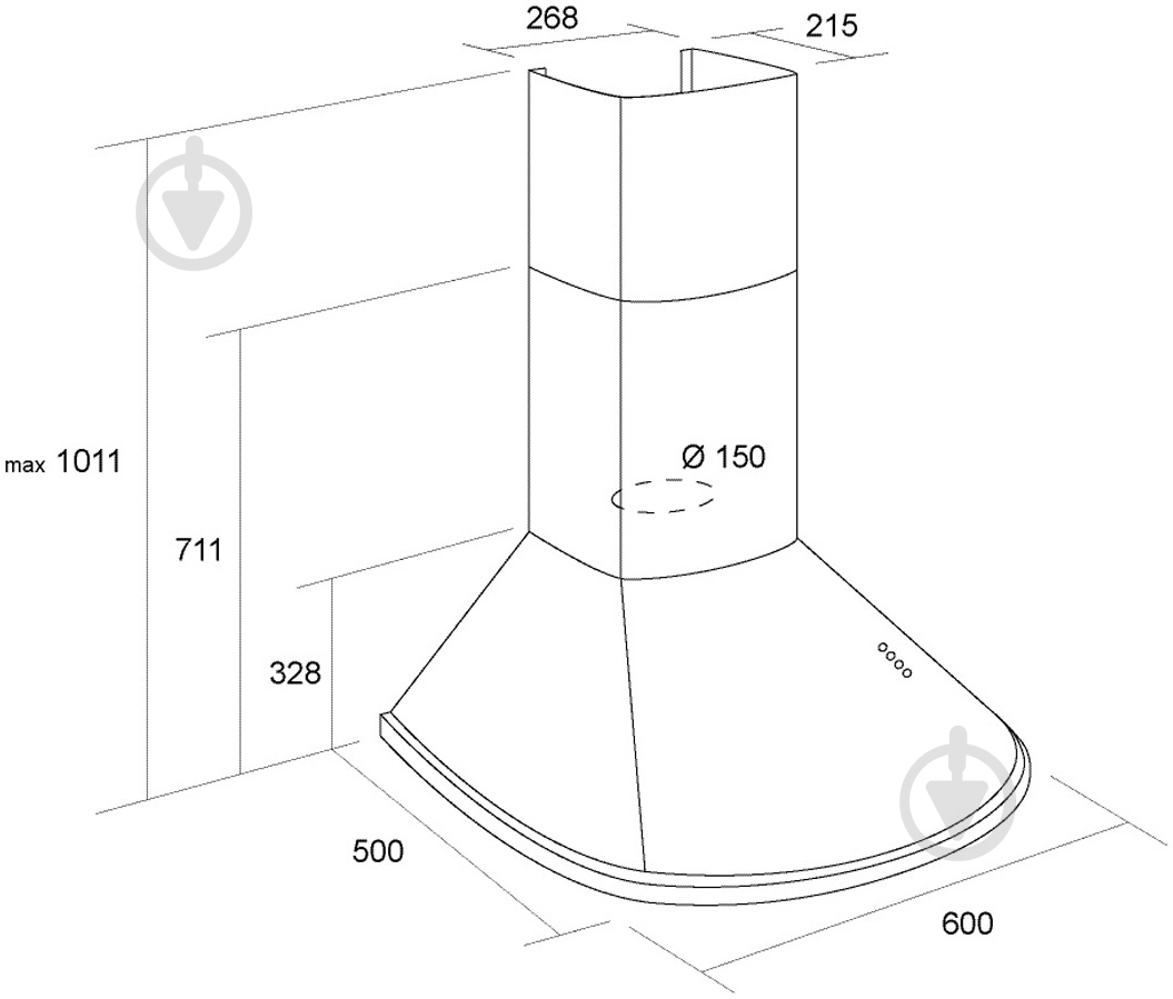 Вытяжка Pyramida KM 60 INOX - фото 9