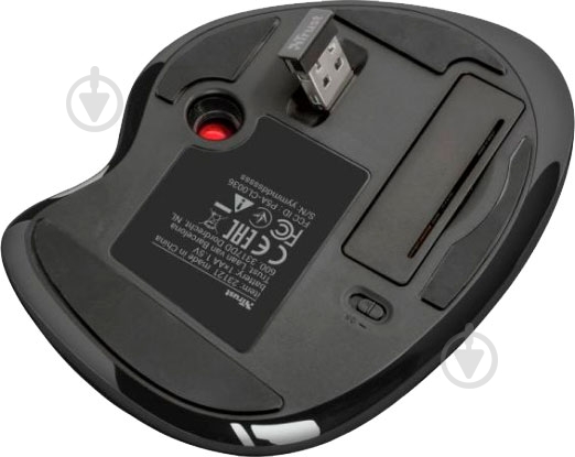 Мышь Trust Sferia Wirless Trackball black (23121) - фото 6