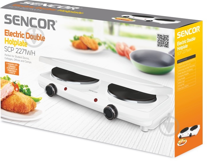 Плита электрическая настольная Sencor SCP2271WH-EUE4 - фото 11