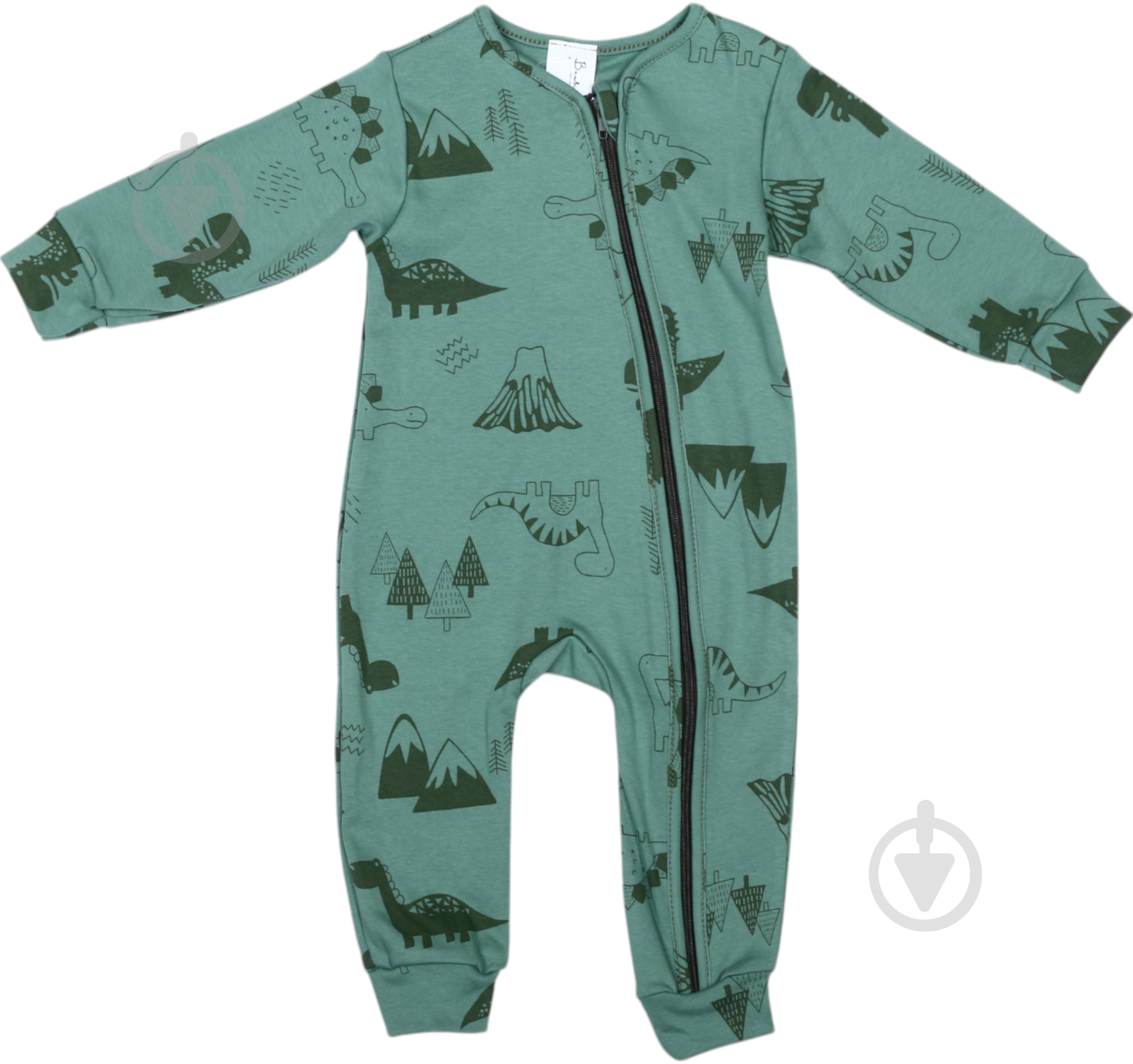 Комбінезон для хлопчика Bambinelli Динозаври р.92 зелений 0301 - фото 1 Комбінезон для хлопчика Bambinelli Динозаври р.92 зелений 0301 - фото 1