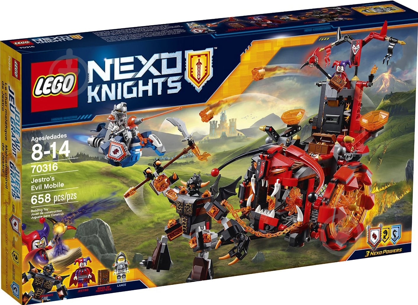 ᐉ Конструктор LEGO Nexo Knights Джестро-мобиль 70316 • Купить в