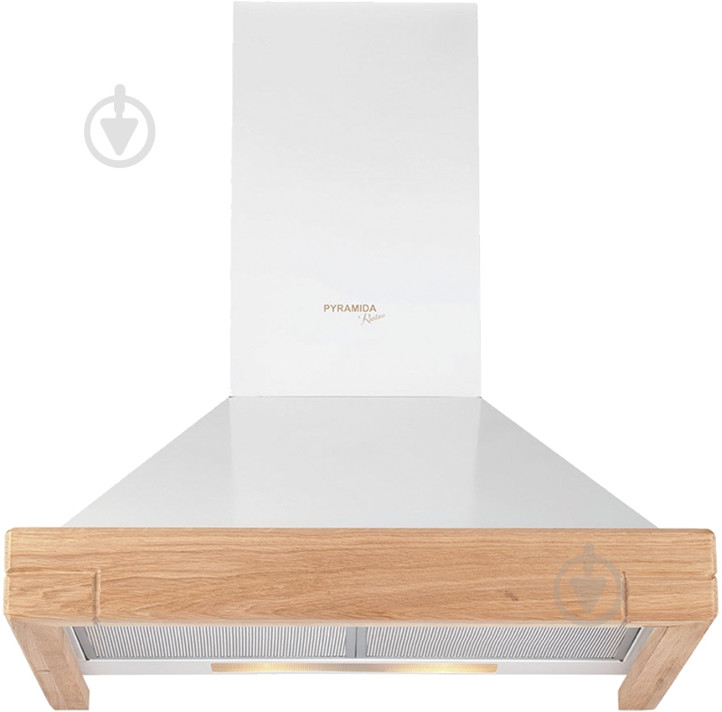 Вытяжка Pyramida KH 60 WOOD WHITE - фото 1