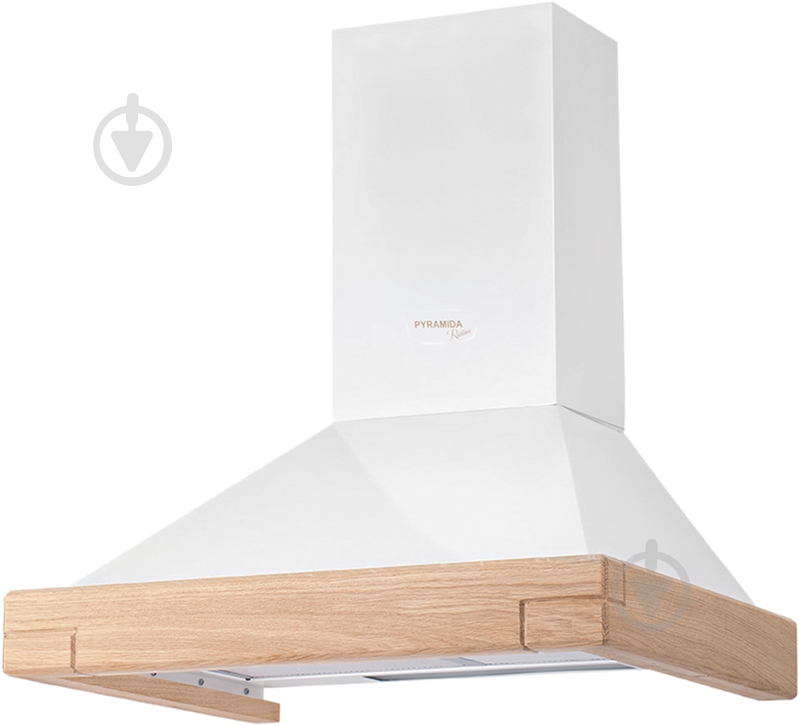 Вытяжка Pyramida KH 60 WOOD WHITE - фото 2