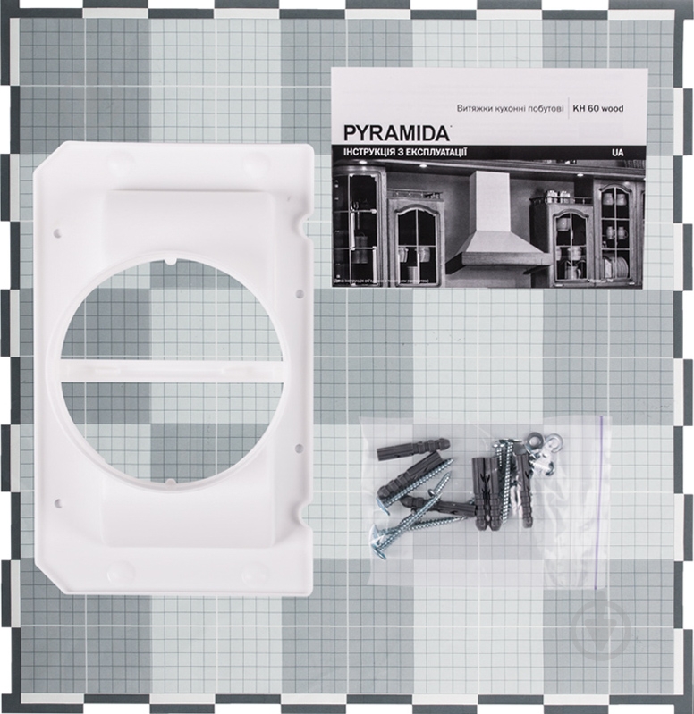 Вытяжка Pyramida KH 60 WOOD WHITE - фото 9