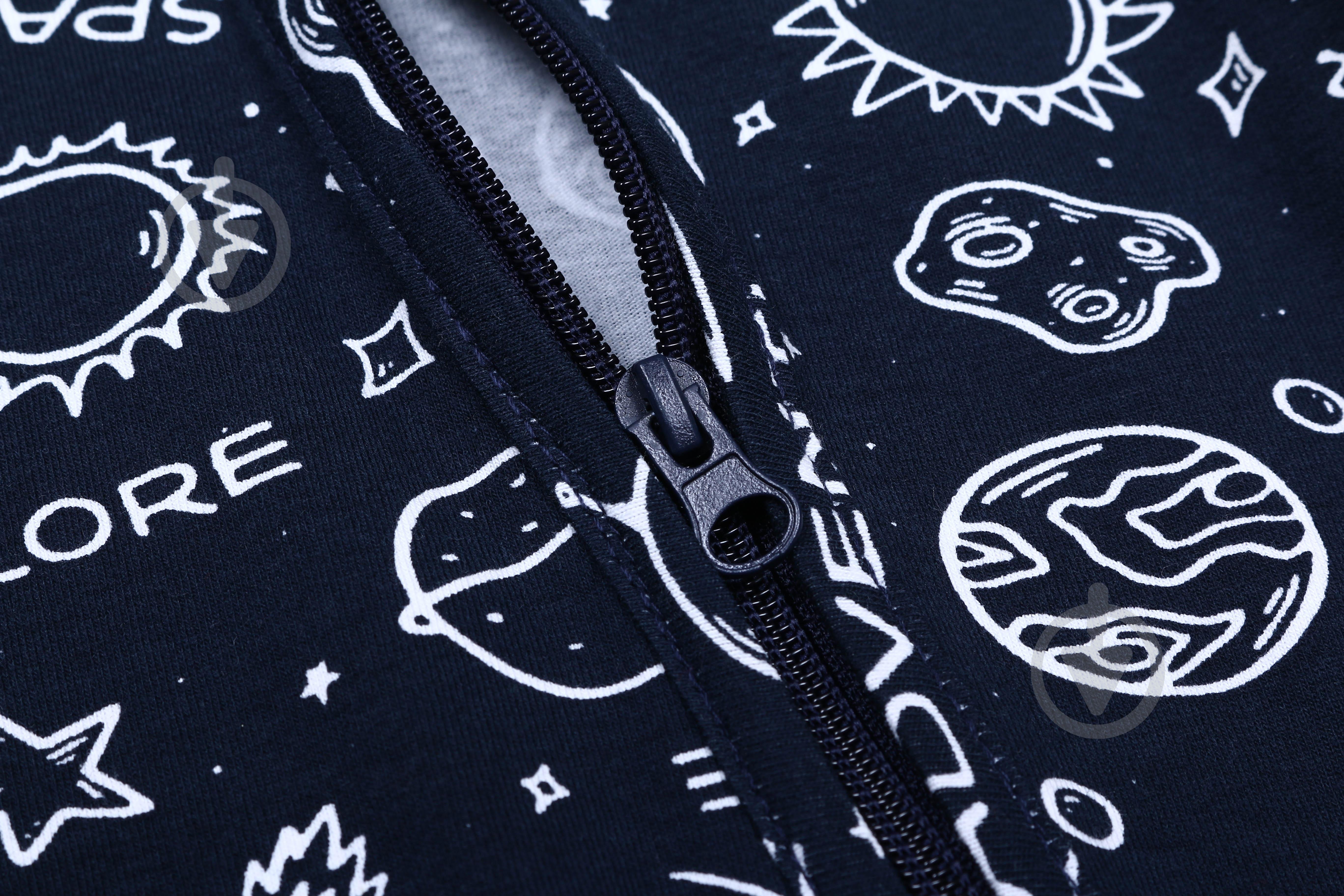 Комбинезон для мальчика Bambinelli Космос р.86 темно-синий 0302 - фото 3 Комбинезон для мальчика Bambinelli Космос р.86 темно-синий 0302 - фото 3