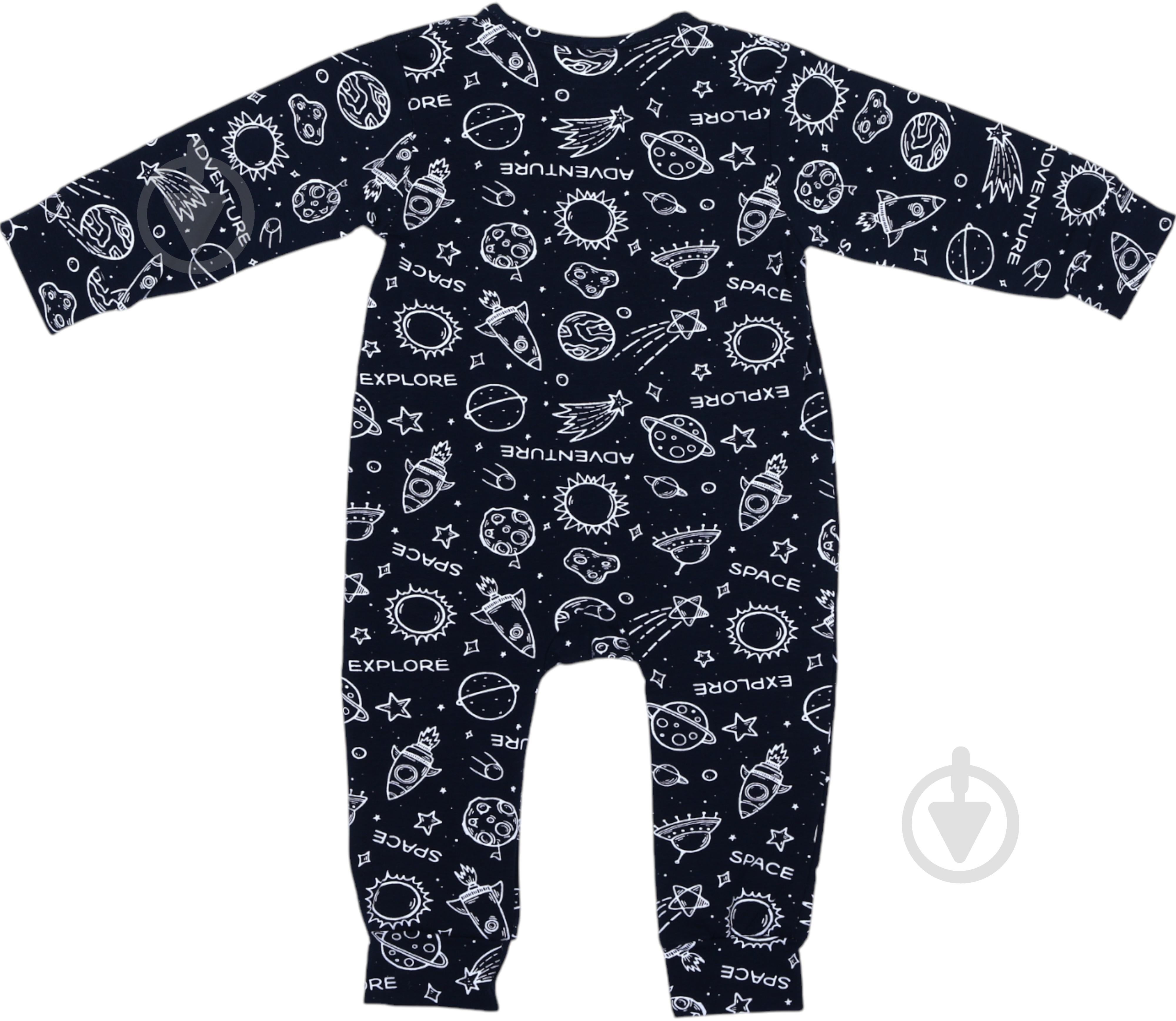 Комбинезон для мальчика Bambinelli Космос р.86 темно-синий 0302 - фото 5 Комбинезон для мальчика Bambinelli Космос р.86 темно-синий 0302 - фото 5
