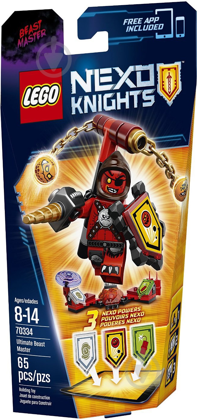 ᐉ Конструктор LEGO Nexo Knights Могутній Повелитель звірів 70334