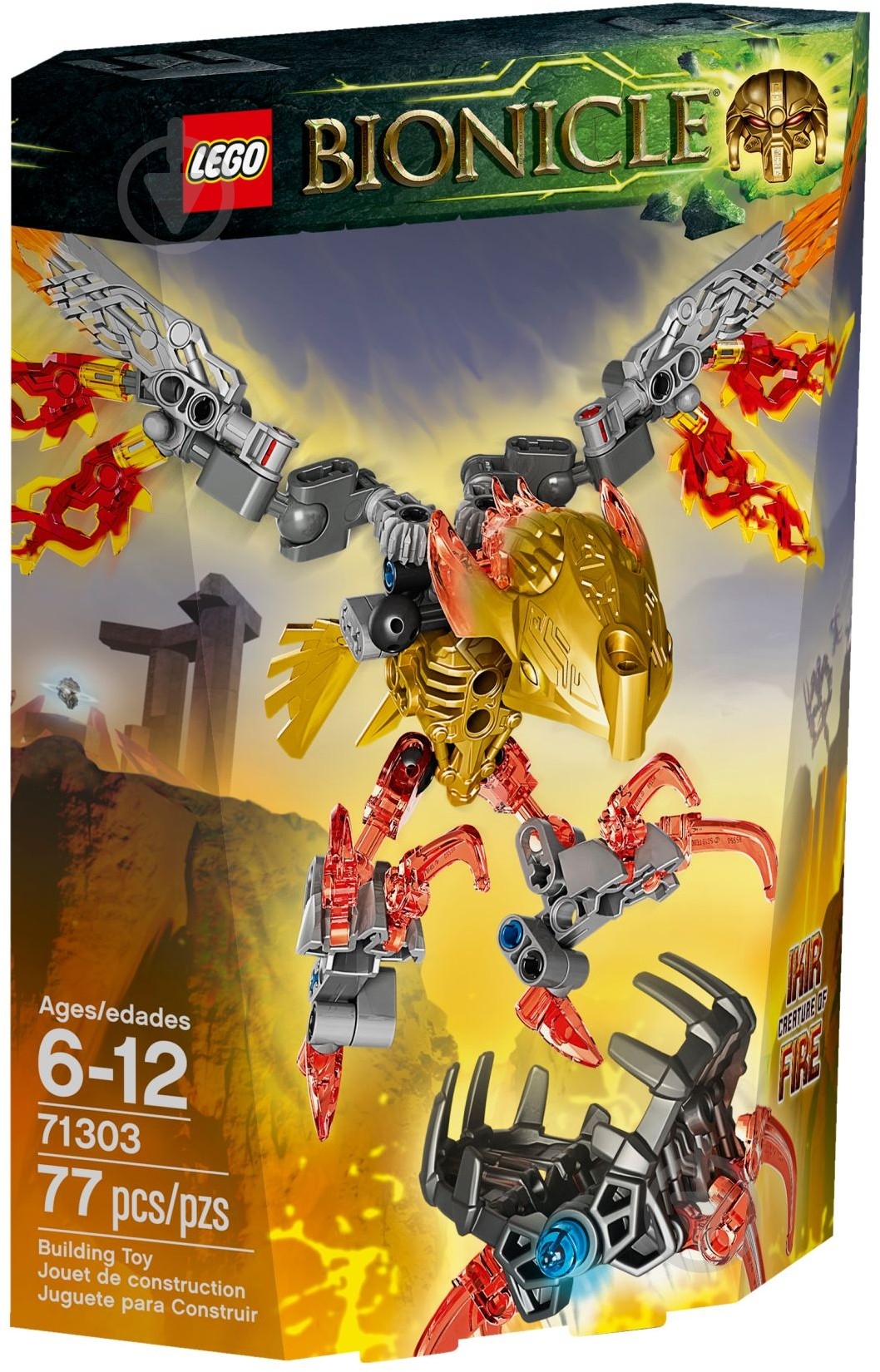 Конструктор LEGO Bionicle Существо Огня Икир 71303 - фото 6