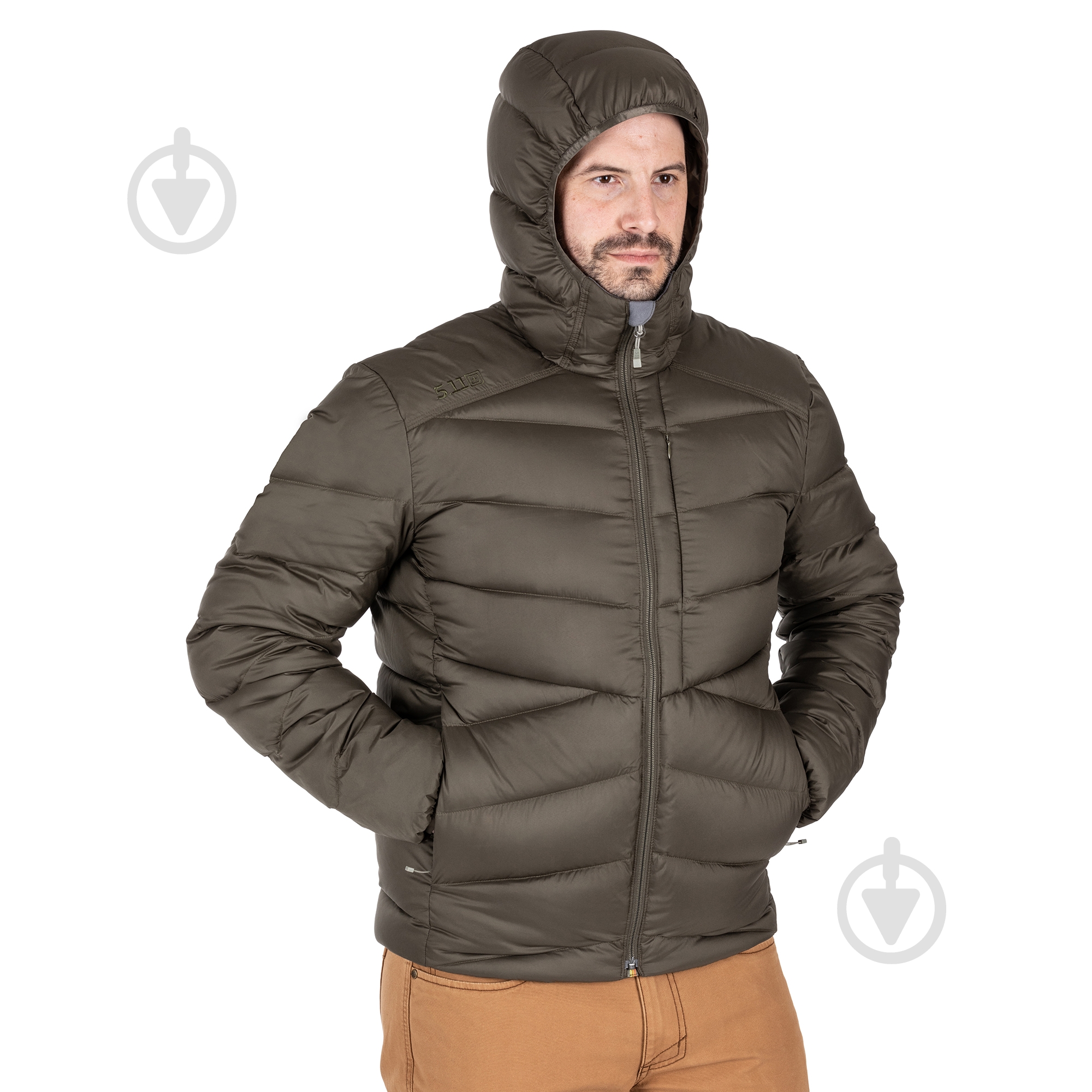Куртка мужская зимняя 5.11 Tactical "ACADIA DOWN JACKET" 48364-186 р.M зеленая - фото 4 Куртка мужская зимняя 5.11 Tactical "ACADIA DOWN JACKET" 48364-186 р.M зеленая - фото 4