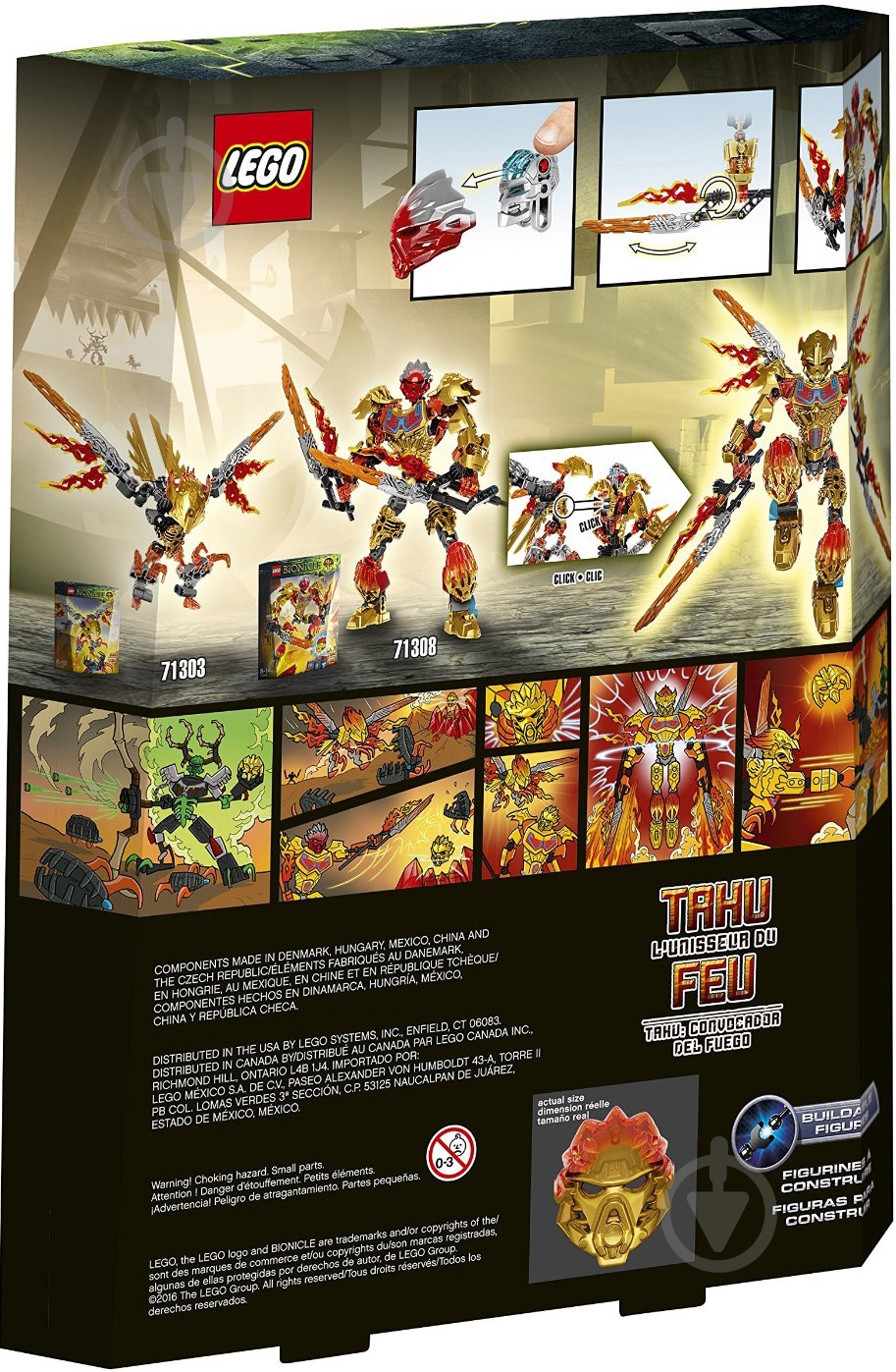 Конструктор LEGO Bionicle Объединитель Огня Таху 71308 - фото 6