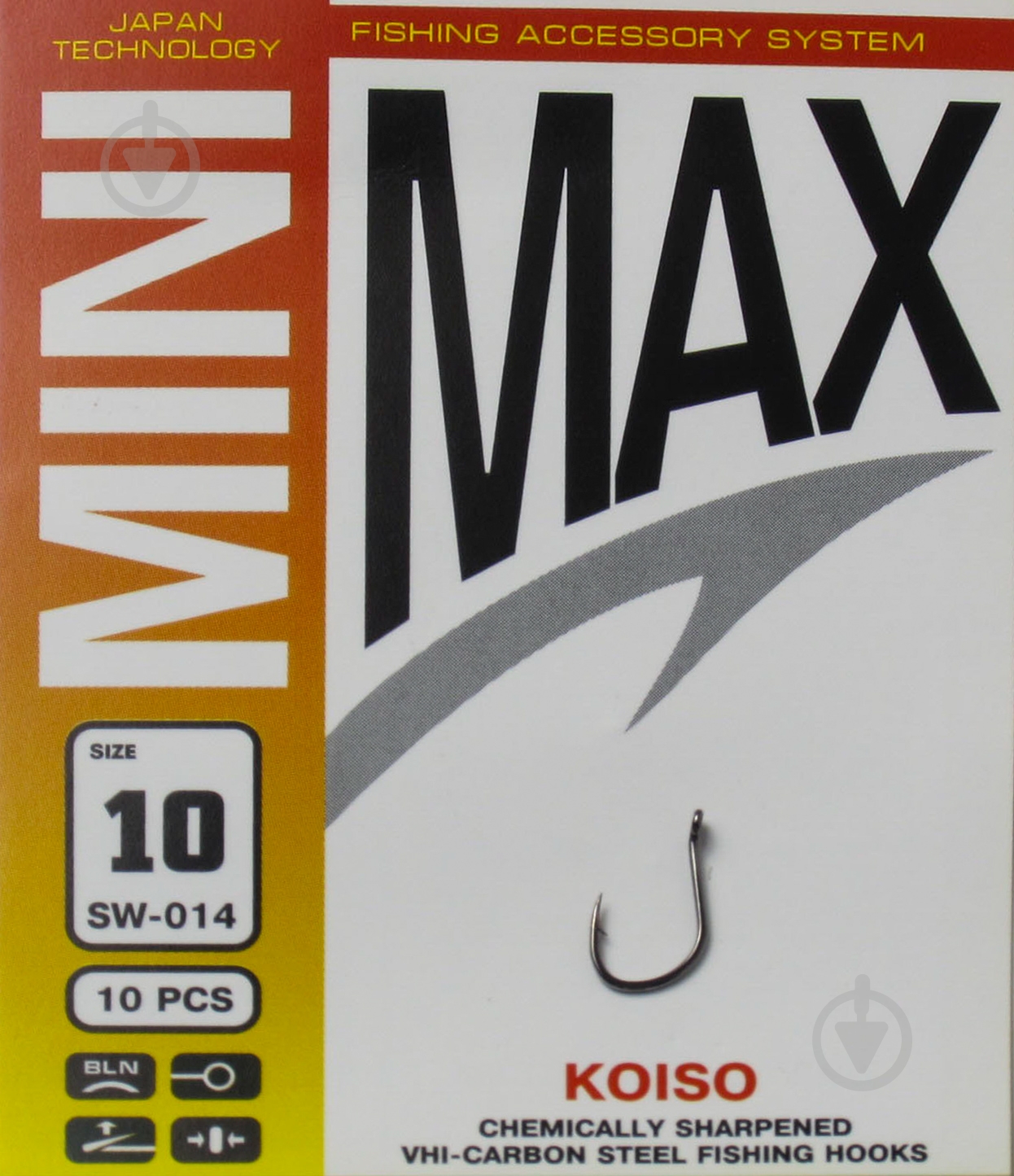Крючок MiniMax Koiso №10 10 шт. SW014-10 - фото 1 Крючок MiniMax Koiso №10 10 шт. SW014-10 - фото 1