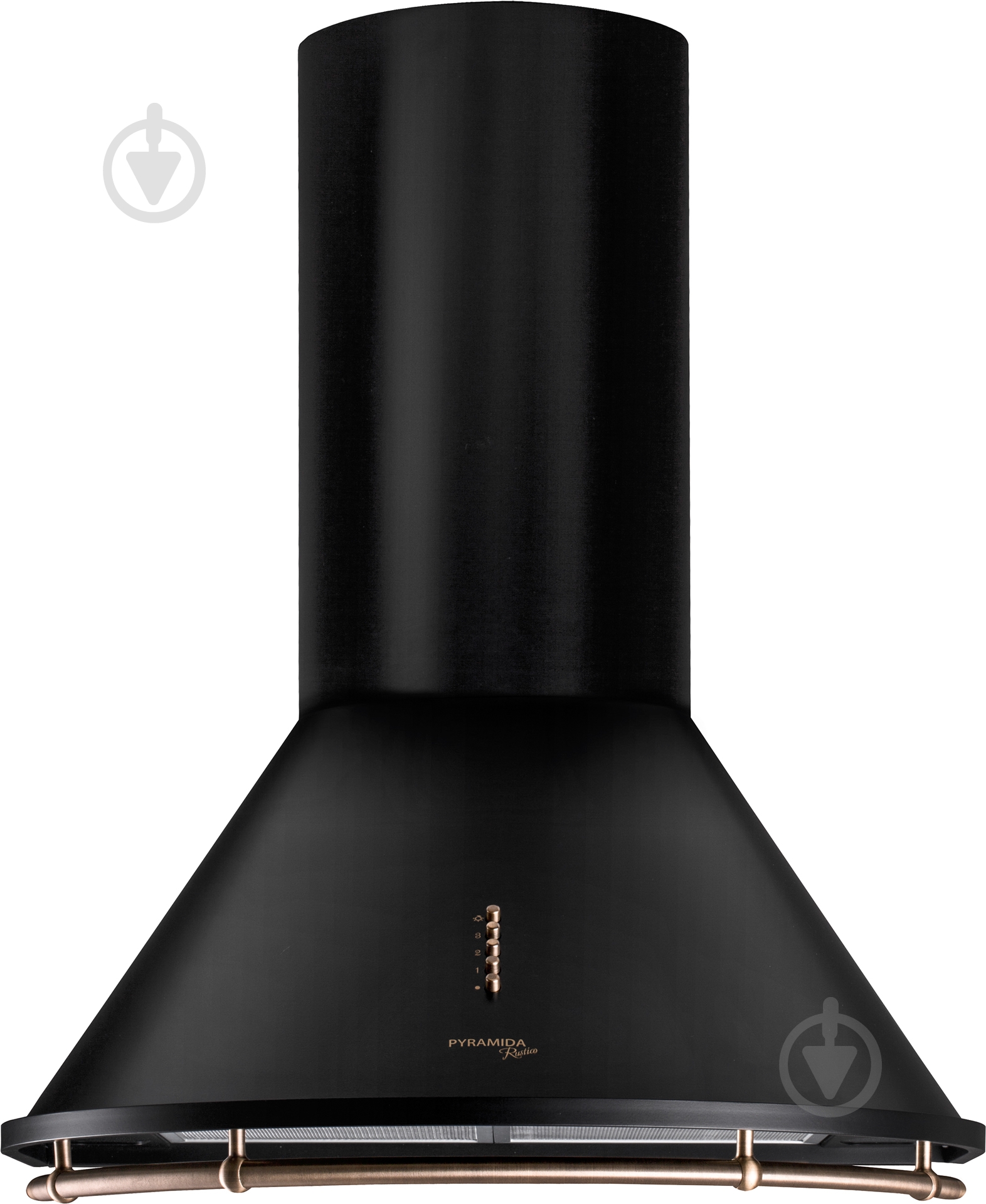 Вытяжка Pyramida BR 60/B BLACK RUSTICO - фото 1