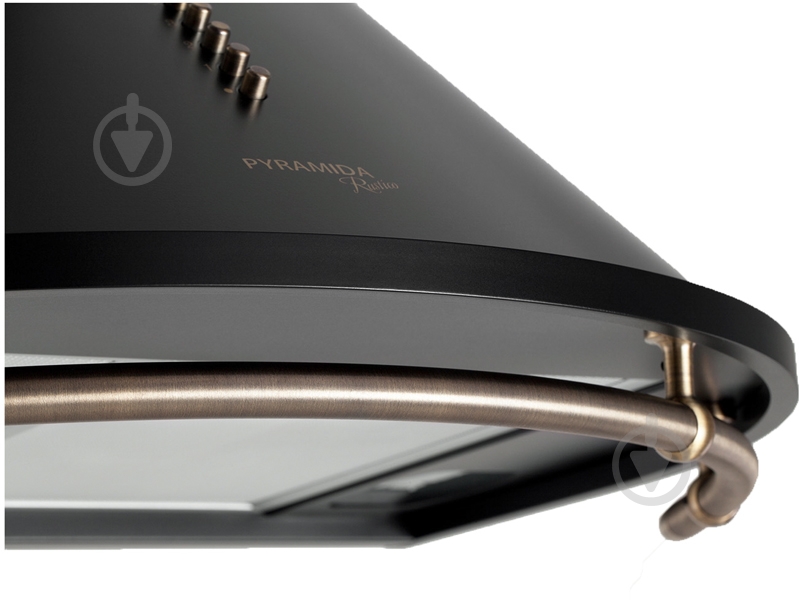 Вытяжка Pyramida BR 60/B BLACK RUSTICO - фото 6
