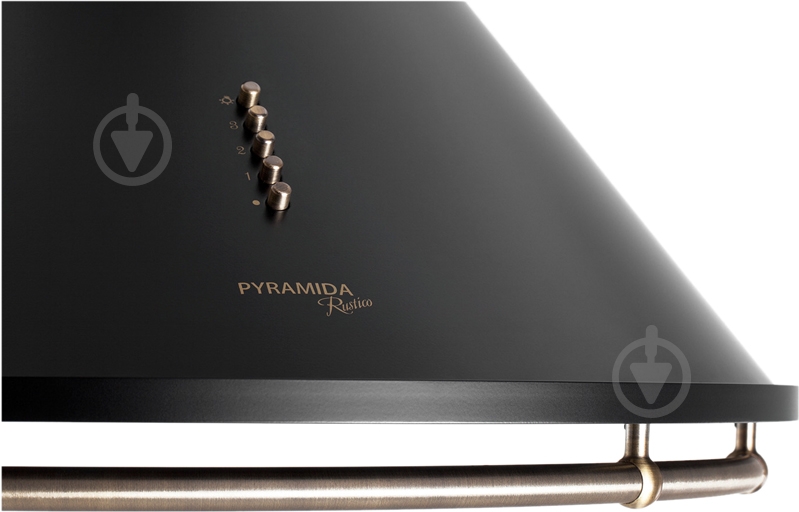 Вытяжка Pyramida BR 60/B BLACK RUSTICO - фото 9