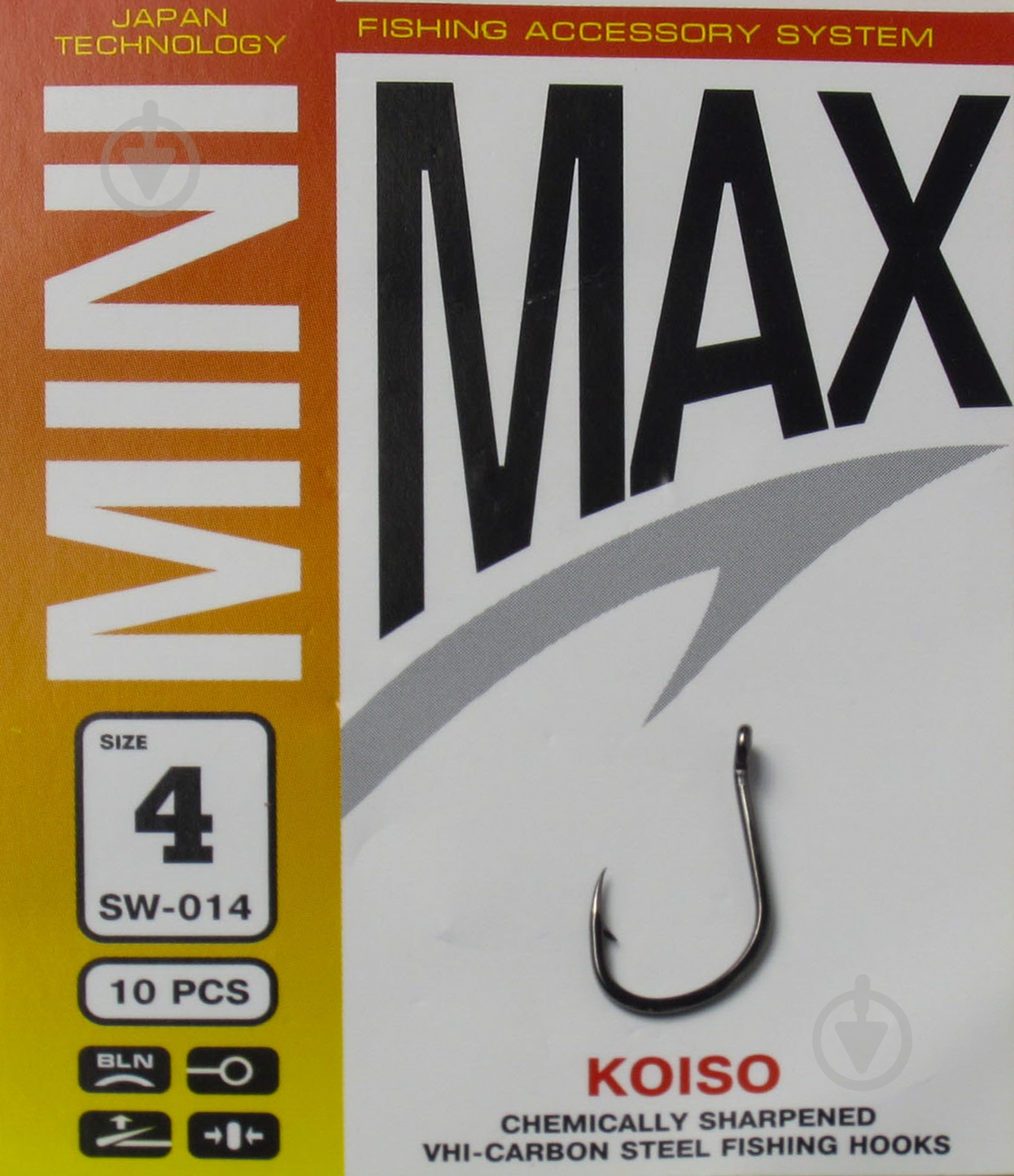 Гачок MiniMax Koiso №4 10 шт. SW014-4 - фото 1