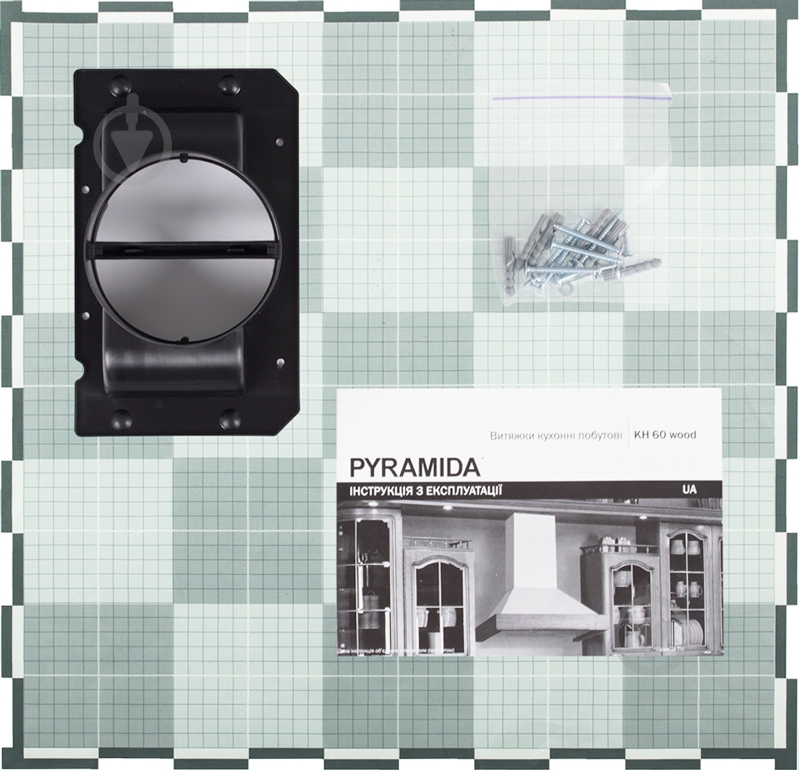 Вытяжка Pyramida KH 60 WOOD BLACK - фото 10 Вытяжка Pyramida KH 60 WOOD BLACK - фото 10