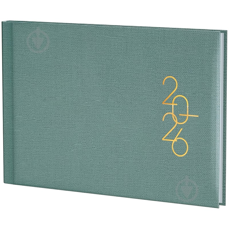 Щотижневик датований кишеньковий Linesse Brunnen A6 2026 73-755 69 566 морський зелений - фото 3